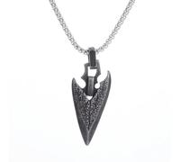 ZIAFRPN Collana Retro Punk Freccia Lunga Arma Lancia Collana Adatto per Uomini e Donne personalità Tendenza Rock Gioielli Accessori Moda