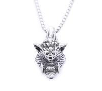 ZIAFRPN Collane da Uomo Collana Amicizia Vintage Vichingo Cinghiale Ciondolo Collana per Gli Uomini Punk Biker Medievale Bestia Collane Cool Amuleto Gioielli