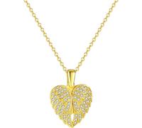 ZIAFRPN Collane da Uomo Collana dell'amicizia Stile Europeo e Americano Moda Design Semplice Senso Amore Collana Donne Lusso Leggero di Alta qualità Senso Ali d'Angelo clavicola c