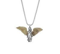 ZIAFRPN Collane da Uomo Gioielli Classico Cupido Venere Angelo Ali Pendente Fatto a Mano Preghiera Collana Angelo Gioielli Uomo e Donna Coppie Regalo