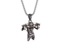 ZIAFRPN Collane da Uomo Gioielli Gotico imprigionato Mostro dei Cartoni Animati Collana Ciondolo Personalizzato Hip-Hop Rock Trend Punk Gioielli da Uomo