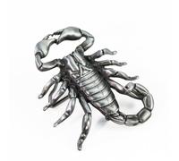ZIAFRPN Cool Scorpion King Fibbia Cintura in Pelle Scorpid Istruzione in Pelle Artigianale Uomo Maschile Jeans Cinturino Accessorio