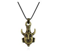 ZIAFRPN Dean Leather Rope Ciondolo Catena Collana per Donne Uomini Winchester Jensen Ackles Amuleto Vintage Gioielli Goth