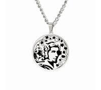 ZIAFRPN Dio del Vino Dioniso Ciondolo Collana Follia e Frenesia Selvaggia Antica Mitologia Greca Gioielli