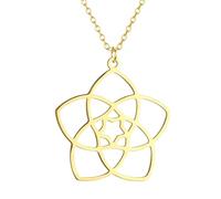 ZIAFRPN Elegante Fiore di Venere Gioielli Regalo Etnico da Donna Vintage Amore Eterno