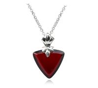 ZIAFRPN Fate Stay Night Collana per Le Donne Tohsaka Rin Cuori Ciondolo Collane Donna Trend Collo Colore Argento Moda Coppie Regalo Festa