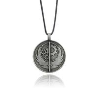 ZIAFRPN Fratellanza di Acciaio Logo Collana Rotondo Pendente Corda Catena Collane per Donne Uomini Gioielli Accessori