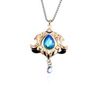 ZIAFRPN Gioco Genshin Impact Fontaine Furina Neuvillette Collana Cosplay Unisex Pendente Girocollo Gioielli Accessori Regali