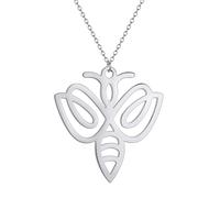 ZIAFRPN in Acciaio Inox Insetto Charms Collana per Le Donne Clavicola Choker Catene d'Acciaio Moda Ape Miele Gioielli Femminili Regali