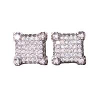 ZIAFRPN Lusso Full Bling Iced out Orecchini Femminile Trendy Colore Oro/Argento Gioielli Donna Accessori Moderni Versatili