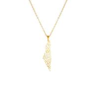 ZIAFRPN Moda Israele Palestina Mappa Pendente Neckalce Paese Collane Arabe Amuleto Partito Gioielli Donne Uomini