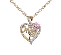 ZIAFRPN Moda Lettera d'Amore Mom Fiore Collana rappresenta Sei Il Mio Cuore Fiore Ciondolo Regalo di qualità