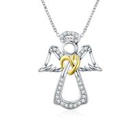 ZIAFRPN Moda Reddito Ali d'Angelo Ragazza Guardiana Collana Squisito Amore Amante Romantico Amore Ragazza Pendente Regalo