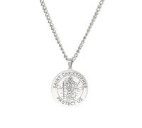 ZIAFRPN Moda San Cristoforo Florian Ciondolo Collane per Donne Uomini Ragazzi Bambino Regalo prezzie