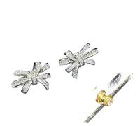 ZIAFRPN Orecchini a Bottone con Fiocco di Design romanzo per Le Donne Squisiti Accessori per Orecchie da Principessa Gioielli di Dichiarazione in Pietra abbaglianti