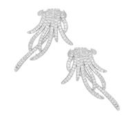 ZIAFRPN Orecchini a Cerchio Irregolari Completi con abbaglianti Accessori per Orecchie cubiche Chic per Gioielli alla Moda da Sposa da Donna