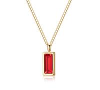 ZIAFRPN Oro Placcato Tre Colori Pendente Regalo Collana per Le Donne in Acciaio Inox Collo Girocollo Partito Gioielli Vendita