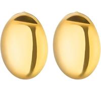 ZIAFRPN Pendientes de botón ovalados para Mujer 2024 Tendencia Dorado Pendientes de botón Joyería Elegante Regalo de boda brincos Regalos de Moda