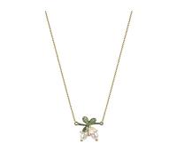 ZIAFRPN Piccolo Vento Fresco Carillon Ciondolo Fiore per Le Donne Collana Trendy Gioielli Eleganti Dolce Clavicola Catena Regalo di Compleanno