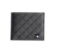 ZIAFRPN Portafoglio da Uomo Portafoglio Corto Moda e Tempo Libero da Uomo Giovane Plaid Multi-Card Portafoglio Sottile e Morbido Portamonete