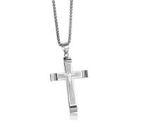 ZIAFRPN Purgatorio di Dante Croce Pendenti Vintage in Acciaio Inox Passione Inglese Collana Uomini e Donne Talismano Gioielli