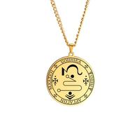 ZIAFRPN Sigillo di Jophiel Angel?? Bellezza di Dio Jophiel Sigil Pendant Collana Gioielli Uomini Collane