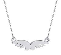 ZIAFRPN Squisite Ali d'Angelo Femminile Clavicola Girocollo Catene in Acciaio Inox Collana per Le Donne Ragazza Delicato Romantico Amante Regali