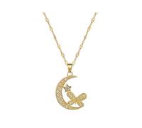 ZIAFRPN Squisito e alla Moda Micro-Incorporato Fantasia Farfalla Luna Collana Classico Personalizzato Star Animal Clavicola Catena Regalo