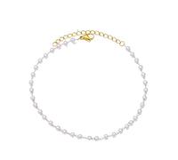 ZIAFRPN Tobilleras de perlas hechas a Mano para Mujeres Niñas Pulsera de tobillo de Color Dorado Pie femenino Pierna Joyería Regalo tobilleras Mujer Regalos de Moda