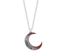 ZIAFRPN Trend Movie Collana Supereroe Luna Cavaliere Luna Pendente Collo Catena Collare Gioielli di Moda Accessori Regali