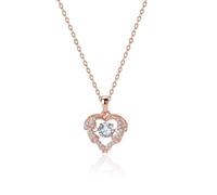 ZIAFRPN Versione Coreana della personalità Versatile Smart Love Pendant Fashion Ocean Heart Collana per Il Tuo Regalo di Battito Cardiaco