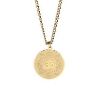 ZIAFRPN Yoga Lotus Ohm Simbolo Ciondolo Collana Catena Meditazione Gioielli Spirituali Regali