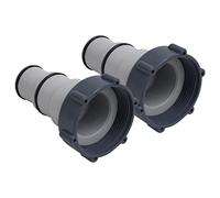 Ziaphsol Adattatore per Tubo Piscina 2 Pezzi Plastica 32 38mm Grigio Compatibile con Intex e Bestway per Pompa Filtro, Tubo, Valvola, Piscina, Whirlpool, Spa, Cura Acqua
