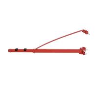 Ziaphsol Braccio girevole in acciaio rosso per verricello manuale, verricello elettrico, estensibile da 750 a 1150 mm, angolo di rotazione di 180°, 600 kg a 750 mm, per officina, garage, cantiere