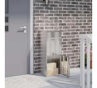 Ziaphsol Cassetta postale in acciaio inox, impermeabile, con serratura, per esterni, 47,5 x 38 x 59 cm, con porta a cerniera e serratura, ricezione pacchi all'ingresso della casa