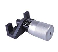 Ziaphsol Cinghia dentata, tester di tensione in acciaio al carbonio, doppia scala regolabile, 0-20 mm, circa 85-100 mm, per officina, garage, auto, moto, riparazione, manutenzione, montaggio auto