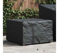 Ziaphsol Copertura per mobili da giardino, colore nero, 82 x 82 x 50 cm, in tessuto Oxford 210D, per lounge all'aperto, protezione dalle intemperie, protezione contro la pioggia e l'inverno