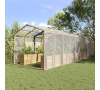 Ziaphsol Copertura trasparente per piante in polietilene 6 x 6 m, con occhielli in alluminio, corda in nylon e angoli in plastica, protezione traslucida per aiuole da giardino e aiuole rialzate