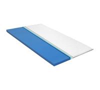 Ziaphsol Coprimaterasso 140 x 200 cm, in memory foam viscoelastico, 6 cm, per letto a molle, rivestimento traspirante lavabile, allevia la pressione e il clima del sonno