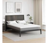 Ziaphsol Coprimaterasso in cocco bianco, 140 x 190 cm, jacquard, per camera da letto, camera degli ospiti, comfort grazie al supporto più stabile