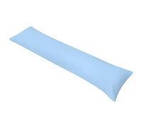 Ziaphsol Cuscino per dormire sul fianco, 40 x 145 cm, blu, cuscino per il corpo con rivestimento in microfibra e imbottitura in cotone PP, cuscino cervicale per chi dorme sul fianco