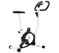 Ziaphsol Cyclette ergometro per cyclette, per interni, per allenamento di resistenza, delicato sulle articolazioni, con display LCD, trasmissione a cinghia, 120 kg, colore nero, per la casa