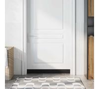 Ziaphsol Guarnizioni a spazzola per porta, in alluminio, marrone, 100 x 9,5 cm, set da 2 pezzi, altezza spazzola 9 cm, per guarnizione per porte contro correnti d'aria, protezione dalla polvere e