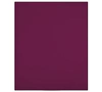 Ziaphsol Lenzuolo con angoli elasticizzati in jersey, rosso bordeaux, 180 x 200 cm, in 100% cotone, traspirante, non necessita di stiratura, facile da pulire, con elastico per materasso, topper, letto