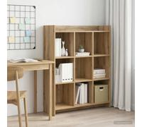 Ziaphsol Libreria a 9 ripiani, 87,5 x 30 x 111 cm, in legno, design moderno, organizer per soggiorno, ufficio, cameretta dei bambini, corridoio