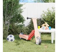 Ziaphsol Monopattino per bambini 2 in 1 rosso con sedile, passeggino e auto scivolo in compensato, ruote EVA, manubrio a 135 gradi, pedana 25 x 12,5 cm, per equilibrio e coordinazione