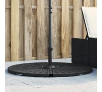 Ziaphsol Peso per supporto per ombrellone 14 kg con manico, PE e cemento, 46 x 46 x 4,5 cm, supporto per ombrellone a sospensione, balcone, terrazzo, giardino, resistente al vento e stabile