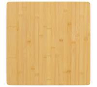 Ziaphsol Piano da tavolo in bambù, 60 x 60 x 2,5 cm, con bordi arrotondati, durevole, per sala da pranzo, soggiorno, ufficio, giardino, fai da te, ristrutturazione di mobili, robusto tagliere in legno