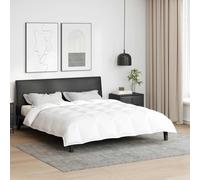 Ziaphsol Piumone 2 in 1, bianco, 240 x 220 cm, in piuma, per dormire e per le stagioni, traspirante, per soggiorno e camera degli ospiti, comfort