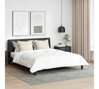 Ziaphsol Set di 2 cuscini bianchi, 61 x 41 x 20 cm, in cotone e poliestere, imbottitura in poliestere, per poggiatesta, letto, divano, camera degli ospiti, notti tranquille